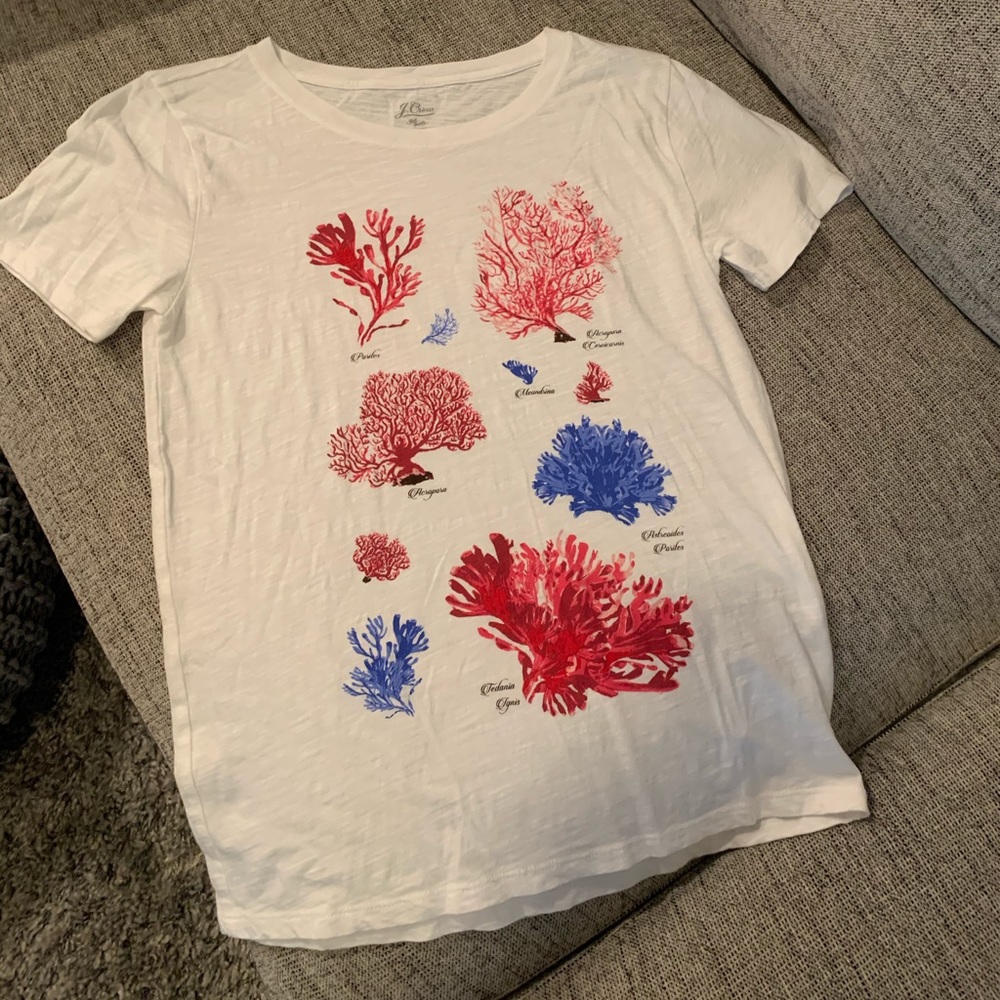 J. Crew Coral Tee